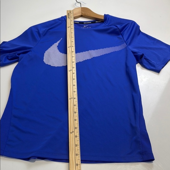 Nike Dri-Fit Blue Running Graphic T-Shirt Size Small - Picture 4 of 7